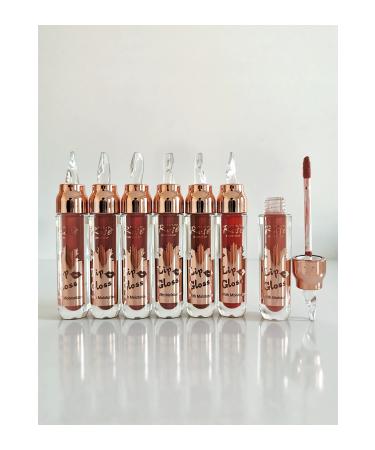 AILY COSMETICS Rose Velvet Model 6 Mirrored Permanent Lipstick Series