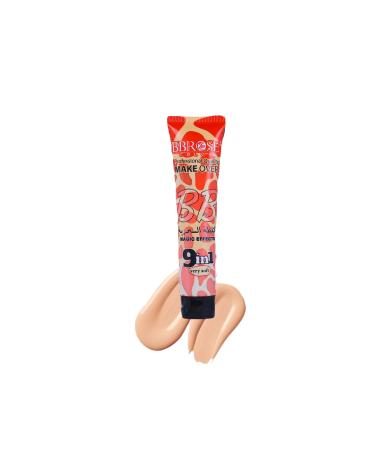 BBROSE Bb Cream Foundation Medium Cream Foundation No:2 Medium Tone Full Cover Water Proof 9 In 1 - 60ml