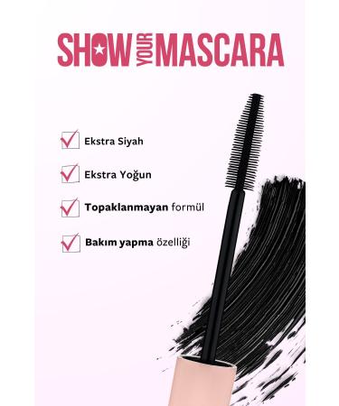 Show by Pastel Show Your Mascara & Show Your Peace - Transparent Eyebrow and Eyelash Mascara - Buy Online on GoSupps.com