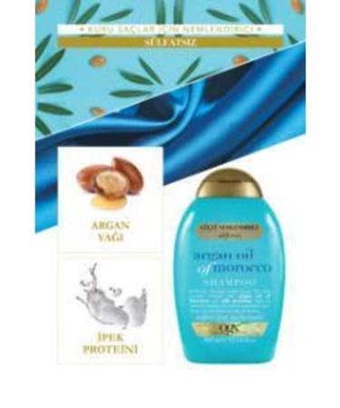 OGX Extra Strong Morocco Argan Oil Morrocco Sulfate Free Shampoo 385 ml X 2 Pieces
