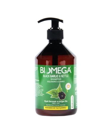 BIOMEGA Black Garlic and Nettle Shampoo 500 ml 8611886003386