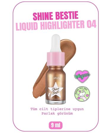 Callista Shine Bestie Highlighter Shimmering Liquid Illuminator - 04 Sunset Pixie