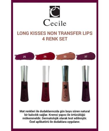 Cecile Long Kisses Lip Gloss Indispensable Classic Shades 25-26-33-37