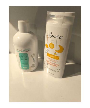 Tiens Tiens Revised Herbal Shampoo and Aprotie Baby Hair and Body Wash Gel