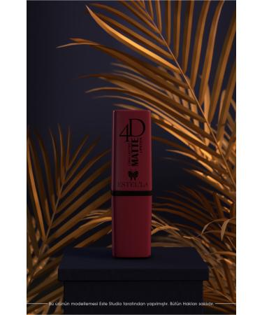 Estella Passionate Colored Lipstick That Lasts All Day Long: Estella 4D Matte Will Be Your Favorite!