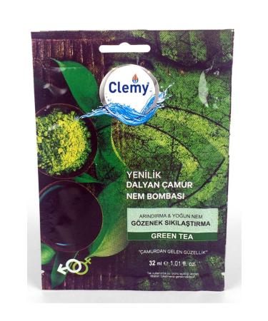 Clemy Green Tea Dalyan Mud Mask Single Use 32ml
