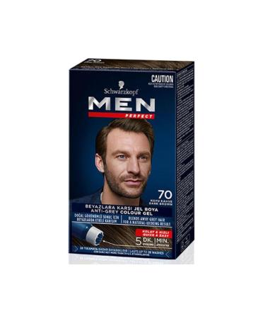 Schwarzkopf Men Perfect Hair Dye 70 Dark Brown