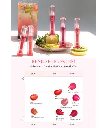 CLIO Blur Effect Tint Clio Pure Blur Tint (05 Soft And Delicate Lychee) (Dive Fruits Tea Ade) - Buy Online on GoSupps.com