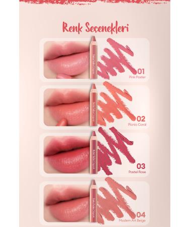 CLIO Creamy Tinted Lip Balm in Pencil Shape & Sharpener CLIO Butter Balm Crayon 003 Pastel Rose - Buy Online on GoSupps.com