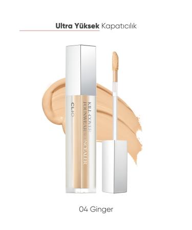 CLIO Intense Coverage Concealer Clio Kill Cover Foundation Concealer (4 Ginger)