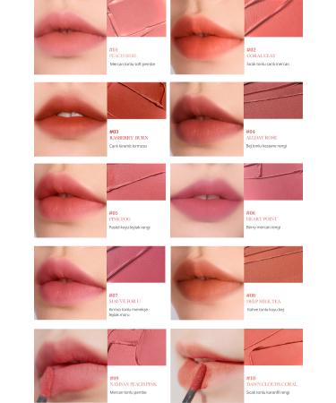 CLIO Smooth and Velvety Textured Natural Looking Tint CLIO Chiffon Blur Tint (03 Rasberry Burn)