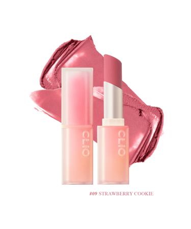 CLIO Soft Textured Light Matte Lipstick CLIO Chiffon Mood Lip (09 Strawberry Cookie)