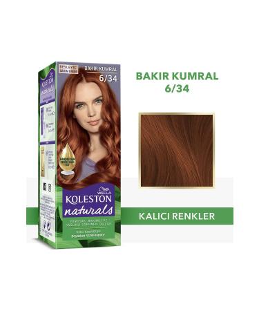 Wella Koleston Naturals Hair Dye 6/34 Copper Blonde