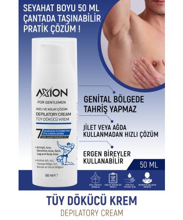 AXION Practical Hair Removal and Reducer 50 ml Men's Travel Size