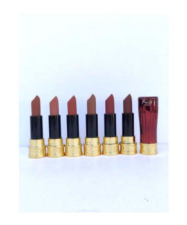 Cosha Beauty Rose Wild Matt 6 Colors 6-Piece Lipstick Series