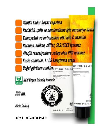 Elgon Get The Color 10.1 Professional Hair Dye (100 ml.) (Oxidizer-Free) - Buy Online on GoSupps.com