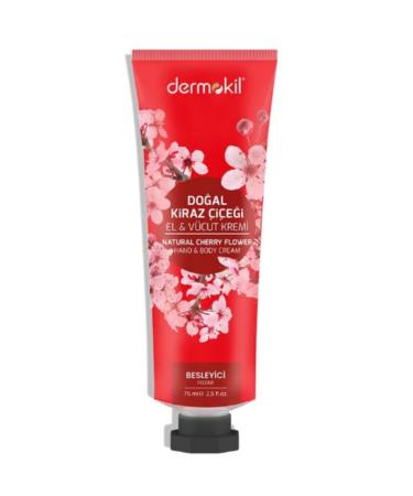Dermokil Cherry Blossom Hand Cream Bag Size 75 mL