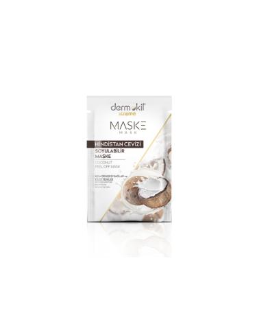 Dermokil Clay Vegan Avocado and Vitamin E Hair Mask 300 G. Voluminous Strong Look Hair Care Mask