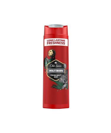 Old Spice Wolfthorn Men's Shower Gel and Shampoo 400 ml - Buy Online on GoSupps.com