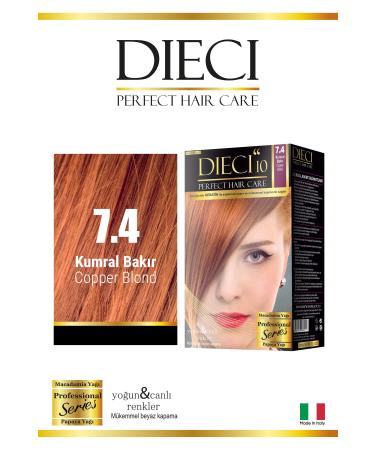 Dieci Kit Ammonia Free Dye 6.1 Medium Ash Blonde