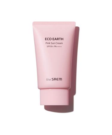 The Saem Tone Balancing Radiant Sunscreen 50g - Eco Earth Pink Sun Cream SPF 50+ & PA++++ - Buy Online on GoSupps.com