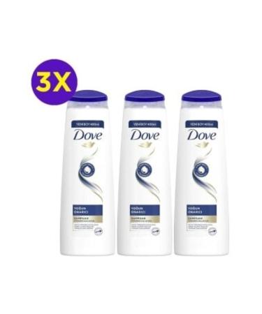 Dove Intensive Repair Shampoo 400 Ml Advantage Pack 3 Piece Set