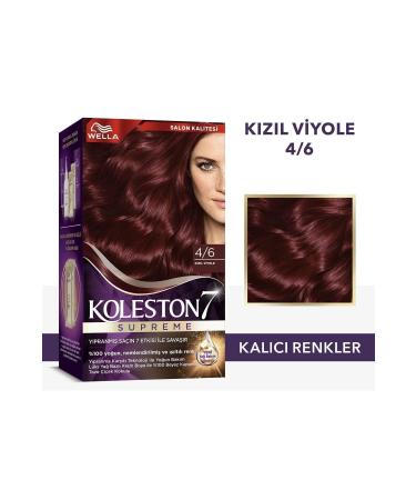 Wella Koleston Supreme Kit Hair Dye 4/6 Red Violet