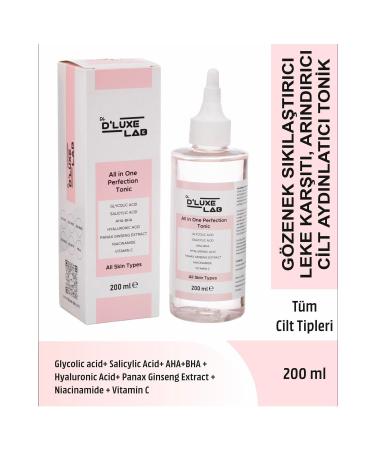 DLuxe Lab All In One Perfection Purifying Regenerating Pore Tightening and Balancing Tonic