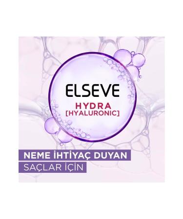 Elseve Hydra hyaluronic Moisture Filling Shampoo 360ml Moisture Plumping Serum 150ml Set