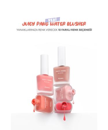 Missha Fruit Scented Moisturizing Natural Looking Liquid Blush A'pieu Juicy-pang Water Blusher (OR01) - Buy Online on GoSupps.com