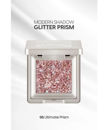 Missha Non-Clumping Handmade Holographic Glitter Eyeshadow Modern Shadow Glitter Prism (No.3 Ultimate Prism)