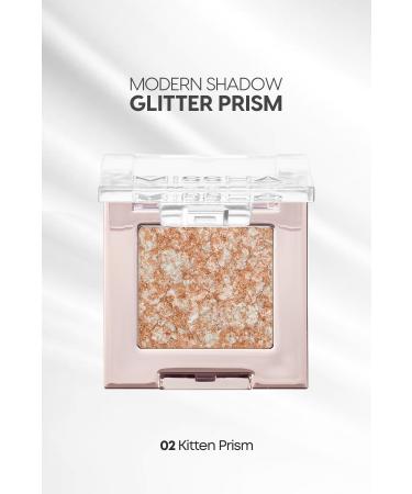 Missha Non-Clumping Handmade Holographic Glitter Eyeshadow Modern Shadow Glitter Prism (No.2 Kitten Prism)