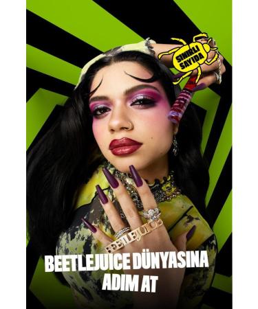 NYX Professional Makeup Beetlejuice Special Collection Lip Gloss - 03 Purple + Red - Buy Online on GoSupps.com