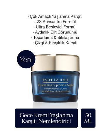 Estee Lauder Revitalizing Supreme+ Night 2X Concentrated Formula Anti-Aging Night Cream 50 ml GK RN151
