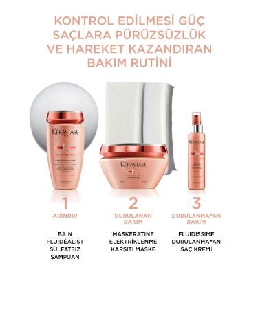 Kerastase Discipline Bain Fluid aliste Sulfate-Free Control Electric for Difficult to Style Hair - Buy Online on GoSupps.com