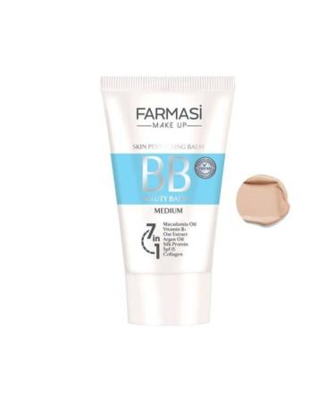 Farmasi Bb Cream Foundation Beauty Balm Light To Medium 02 25 ml