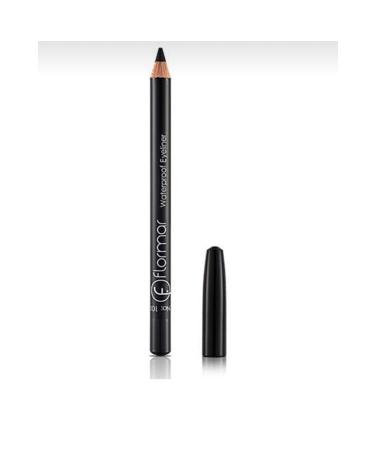 Flormar Black Eyeliner - Waterproof Eyeliner 101 Black Ice 8690604109012 Eyeliner