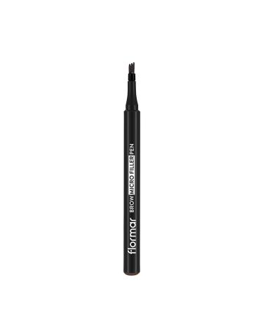 Flormar Eyebrow Filling Pencil (Dark Brown) - Brow Micro Filler Pen - 004 Deep Brown - 8682536038546 - Buy Online on GoSupps.com