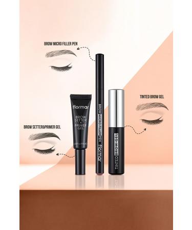 Flormar Eyebrow Filling Pencil (Dark Brown) - Brow Micro Filler Pen - 004 Deep Brown - 8682536038546 - Buy Online on GoSupps.com