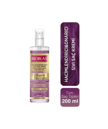 Bioblas Collagen & Keratin Liquid Hair Conditioner 200 Ml