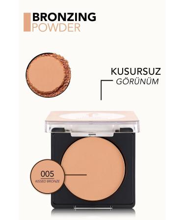 Flormar Intense Pigmented Shimmering Bronzer - Bronzing Powder - 005 Kissed Bronze - 8682536053433 - Buy Online on GoSupps.com