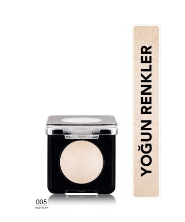 Flormar Intense Shiny Eyeshadow - Baked Eyeshadow -005 Pixie Dust- 8682536052429
