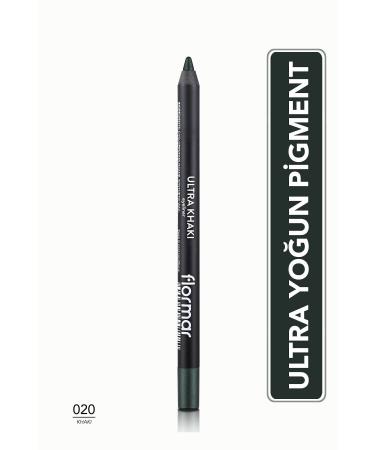 Flormar Khaki Eyeliner - Ultra Eyeliner 020 Khaki 8690604547241
