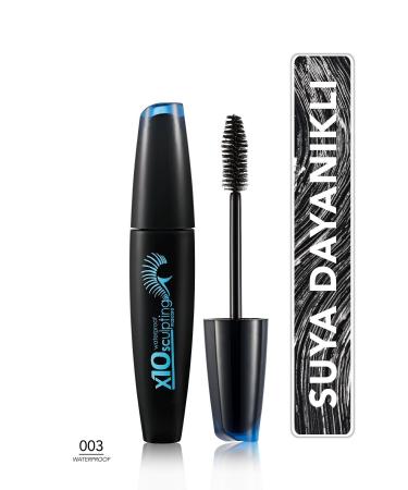 Flormar Lengthening & Curling Waterproof Mascara (Black) - X10 Sculpting Mascara - 003 - 8690604110728