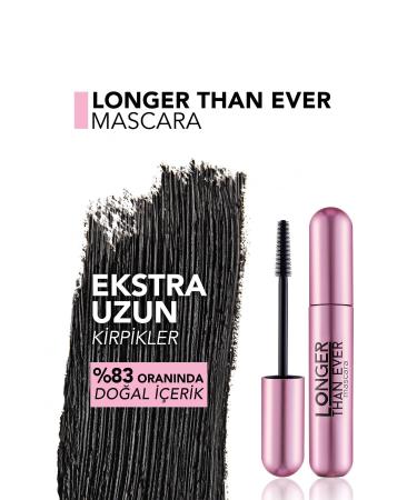 Flormar Natural Formula Eyelash Extension Mascara (Black) - Longer Than Ever Mascara - 001 Black - 8682536067119