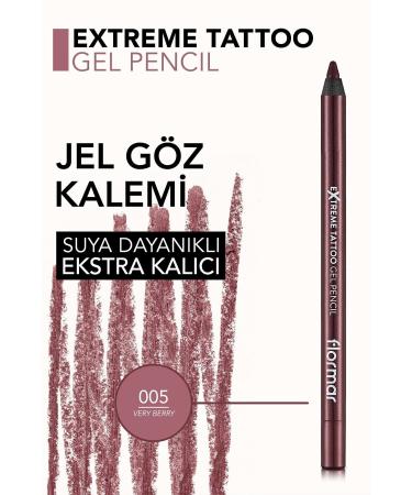 Flormar pencil dipliner and kajal Shiny Permanent Eyeliner (PINK) - Extreme Tatto- VCZM15 - Buy Online on GoSupps.com