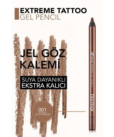 Flormar Waterproof Shimmering Gel Eye Pencil to Create Glamorous Looks-001 eleg.1350 - Buy Online on GoSupps.com
