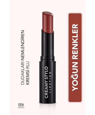 Flormar Satin Textured Stick Lipstick - Prime N Lips Lipstick - 019 Scarlet Sienna- 8690604364503