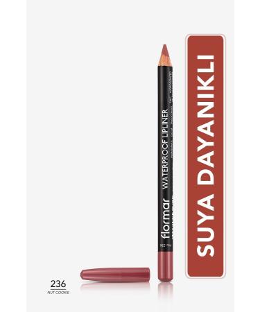 Flormar Silky Structure Easy to Apply to Lips Lasts All Day Long Lip Pencil-236 eleg.688
