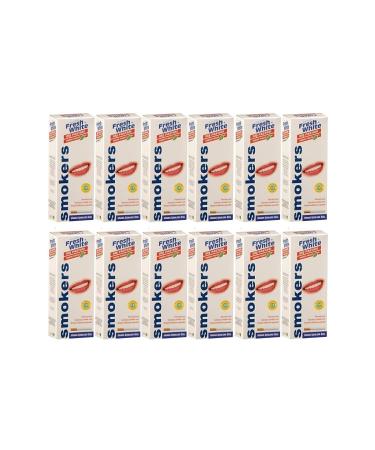 Fresh White Fresh White Smokers Toothpaste 90 gr 12 Pack